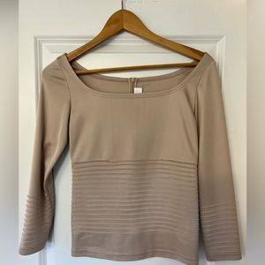 Designer, Chado Ralph Rucci beige/rose gold top. Sample size 0. 2012 collection